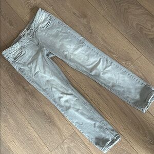 Topshop Light Gray Skinny Jeans
